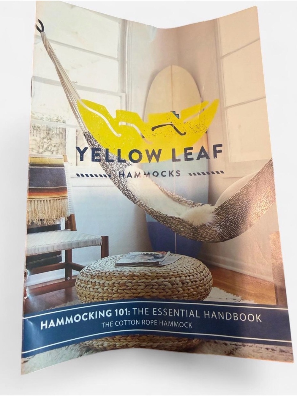 Cotton Rope Hammock – Yellow Leaf